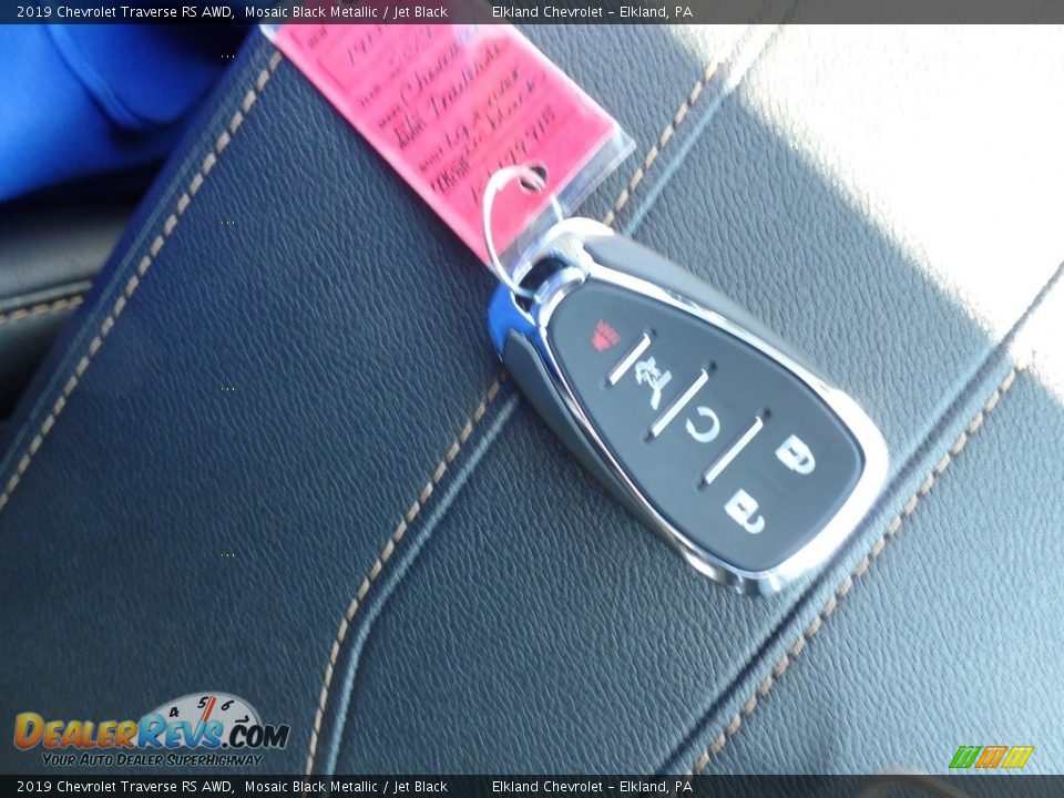 2019 Chevrolet Traverse RS AWD Mosaic Black Metallic / Jet Black Photo #25