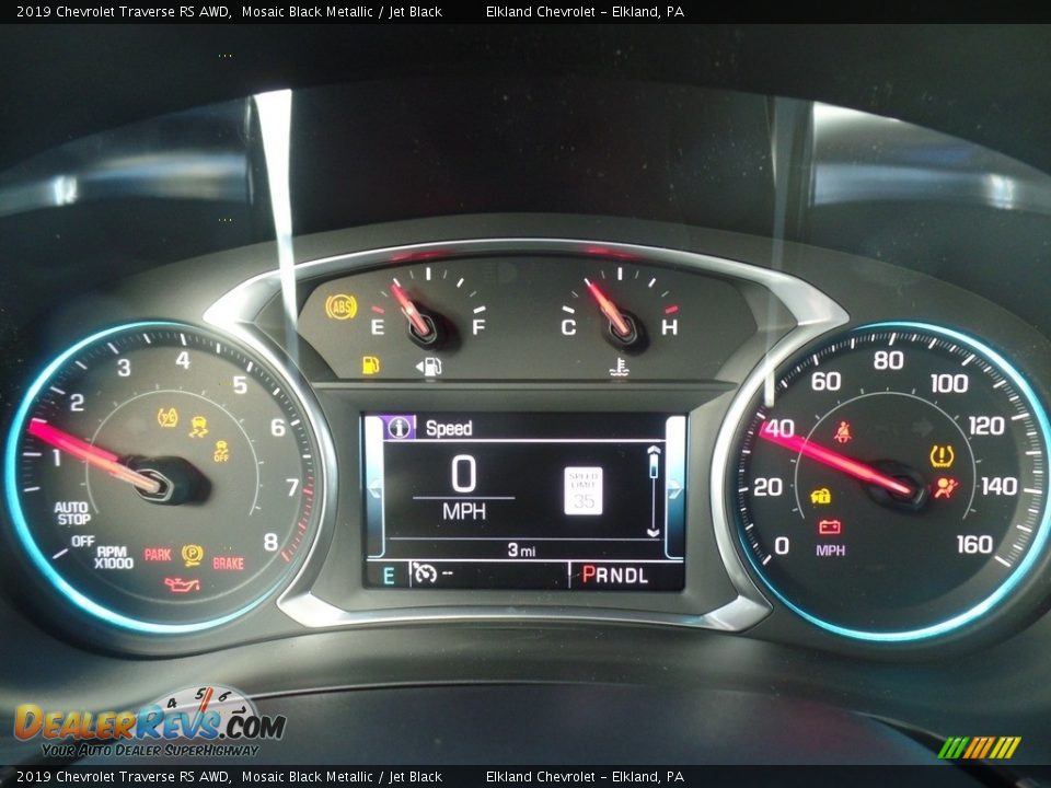 2019 Chevrolet Traverse RS AWD Mosaic Black Metallic / Jet Black Photo #26