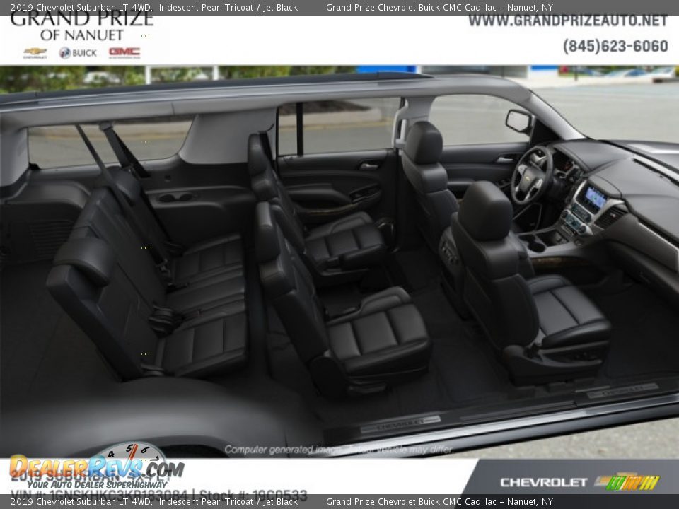 2019 Chevrolet Suburban LT 4WD Iridescent Pearl Tricoat / Jet Black Photo #2