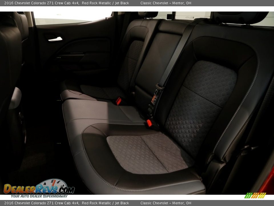 2016 Chevrolet Colorado Z71 Crew Cab 4x4 Red Rock Metallic / Jet Black Photo #16