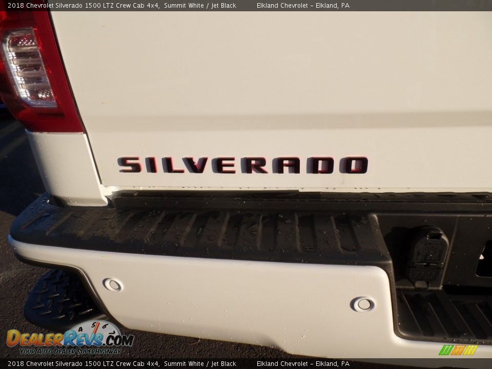 2018 Chevrolet Silverado 1500 LTZ Crew Cab 4x4 Summit White / Jet Black Photo #12