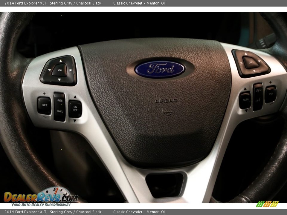 2014 Ford Explorer XLT Sterling Gray / Charcoal Black Photo #8