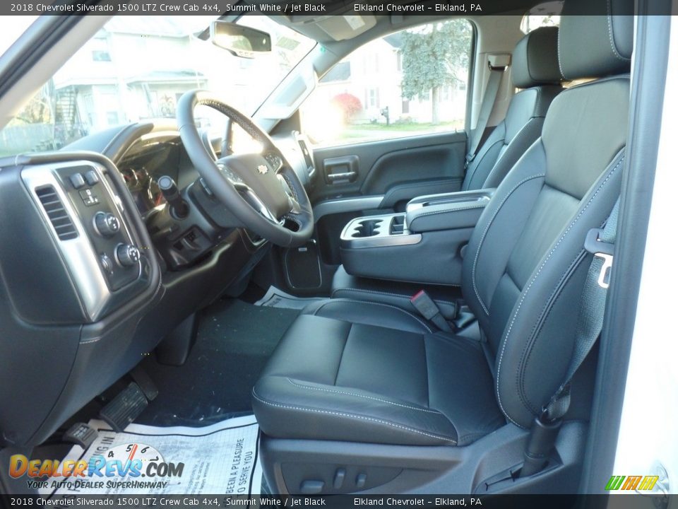 2018 Chevrolet Silverado 1500 LTZ Crew Cab 4x4 Summit White / Jet Black Photo #19