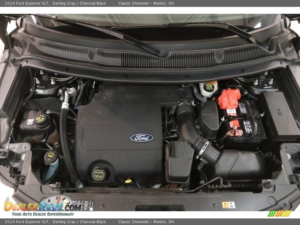 2014 Ford Explorer XLT Sterling Gray / Charcoal Black Photo #23
