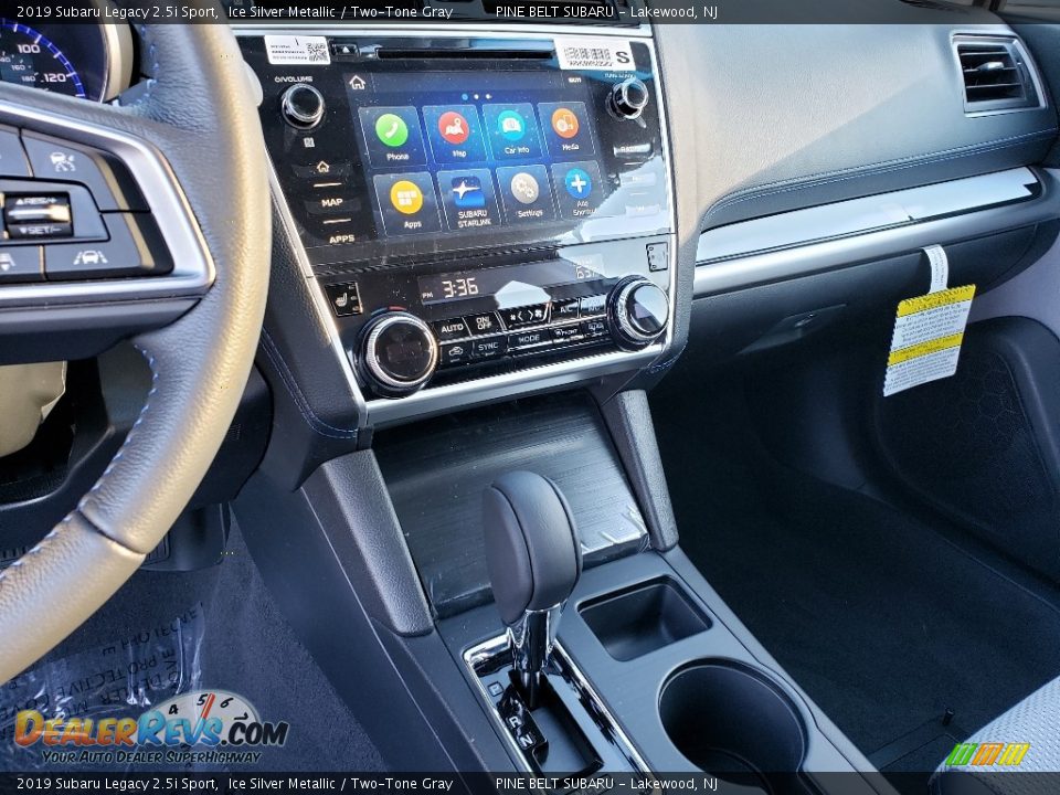 2019 Subaru Legacy 2.5i Sport Ice Silver Metallic / Two-Tone Gray Photo #10
