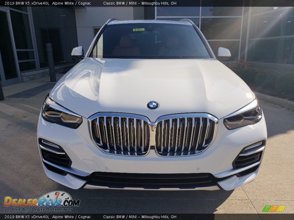2019 BMW X5 xDrive40i Alpine White / Cognac Photo #4