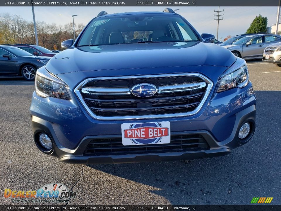2019 Subaru Outback 2.5i Premium Abyss Blue Pearl / Titanium Gray Photo #2
