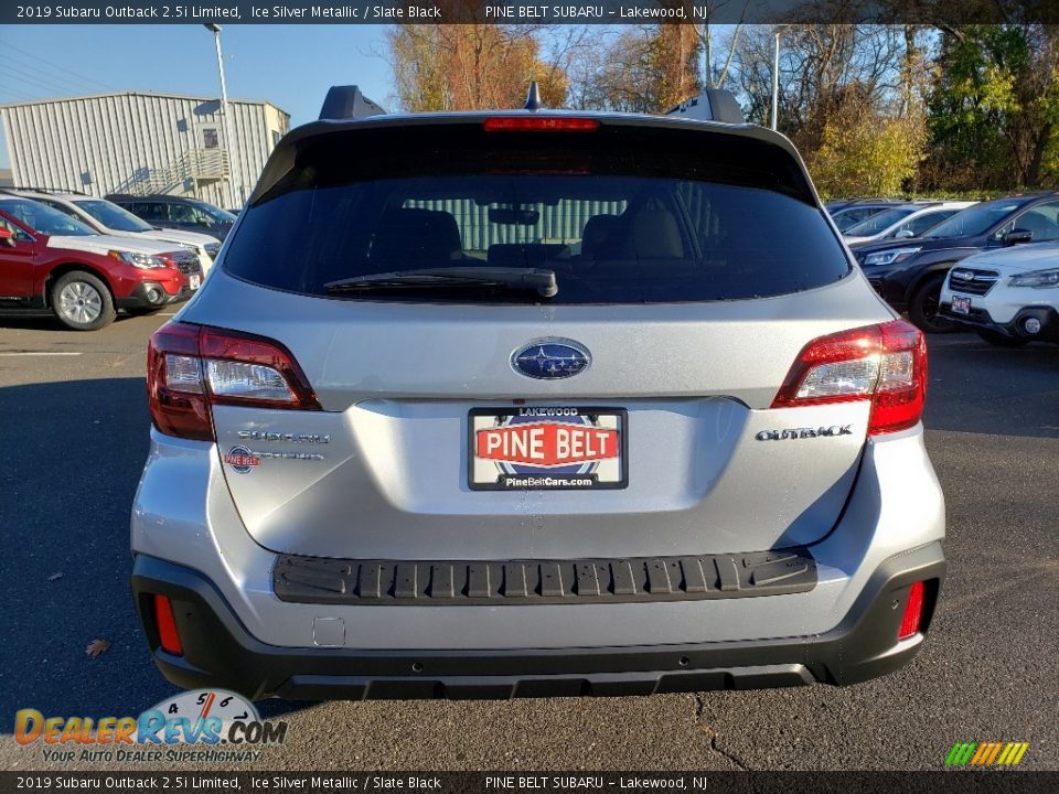 2019 Subaru Outback 2.5i Limited Ice Silver Metallic / Slate Black Photo #5
