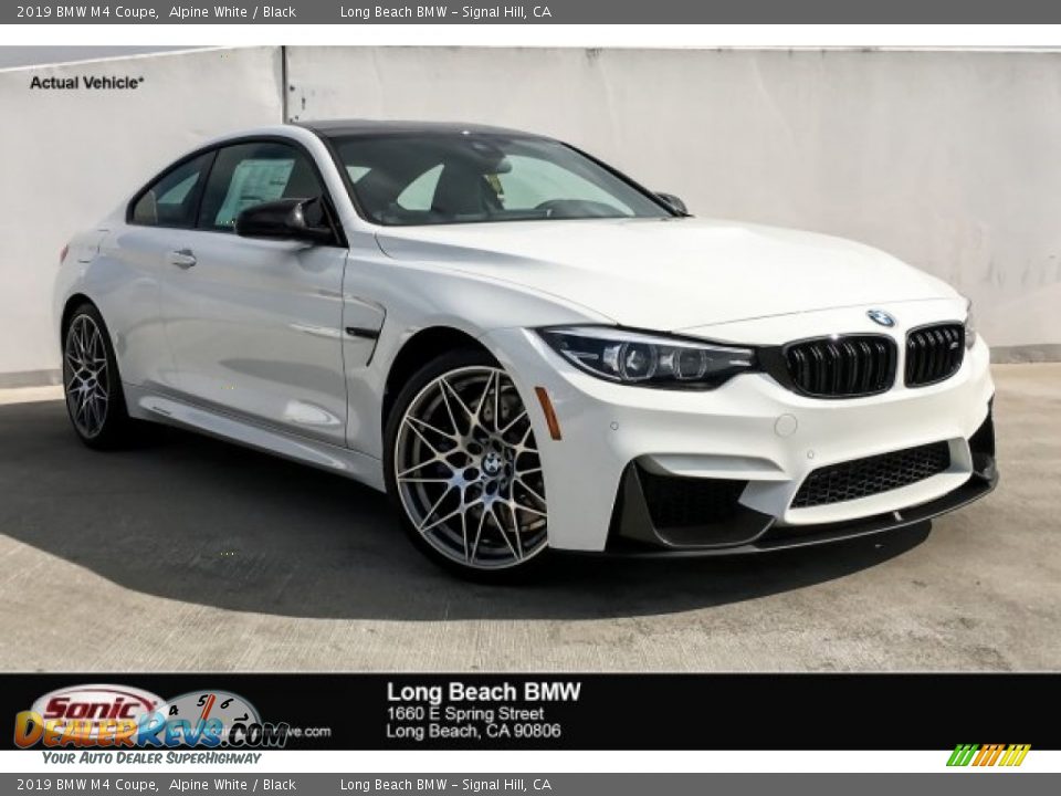 2019 BMW M4 Coupe Alpine White / Black Photo #1