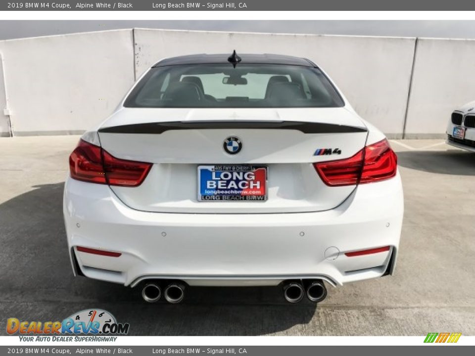 2019 BMW M4 Coupe Alpine White / Black Photo #3