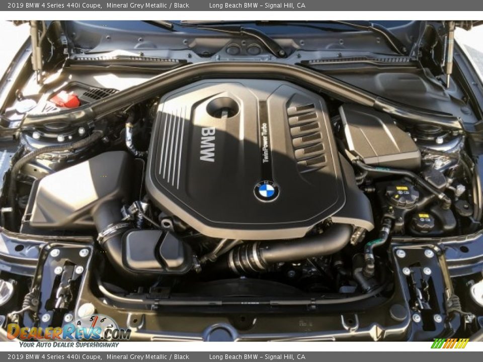 2019 BMW 4 Series 440i Coupe Mineral Grey Metallic / Black Photo #8