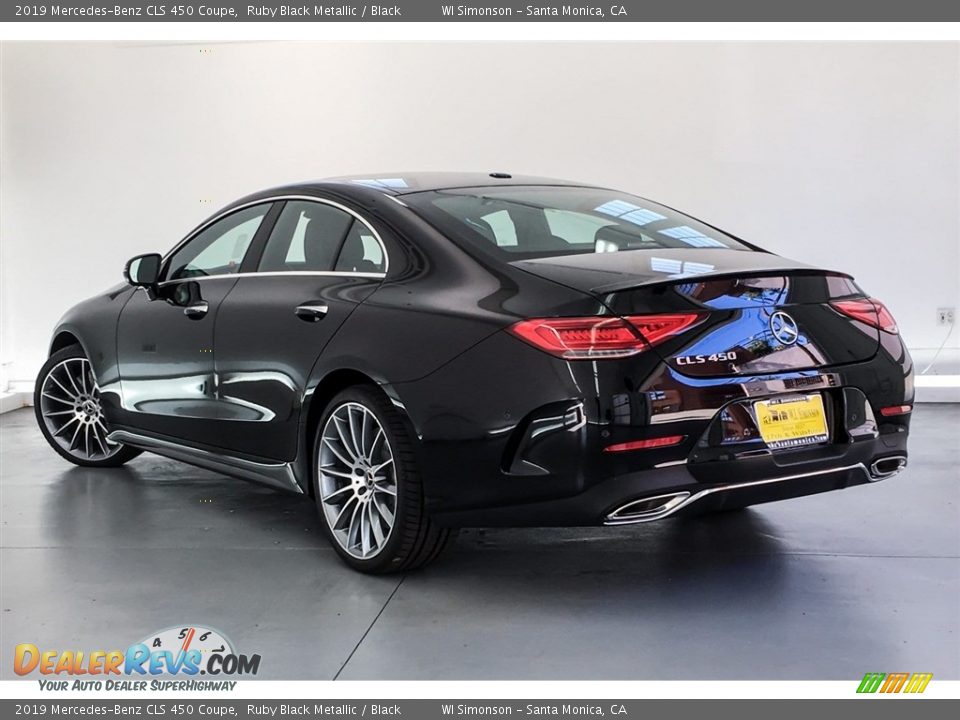 2019 Mercedes-Benz CLS 450 Coupe Ruby Black Metallic / Black Photo #2