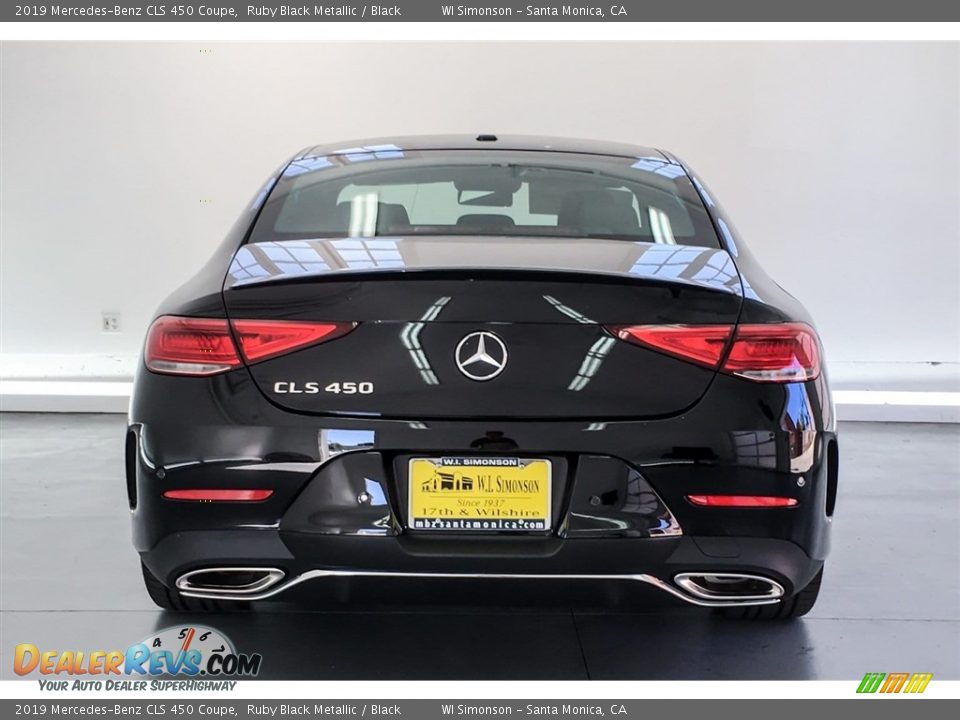 2019 Mercedes-Benz CLS 450 Coupe Ruby Black Metallic / Black Photo #3