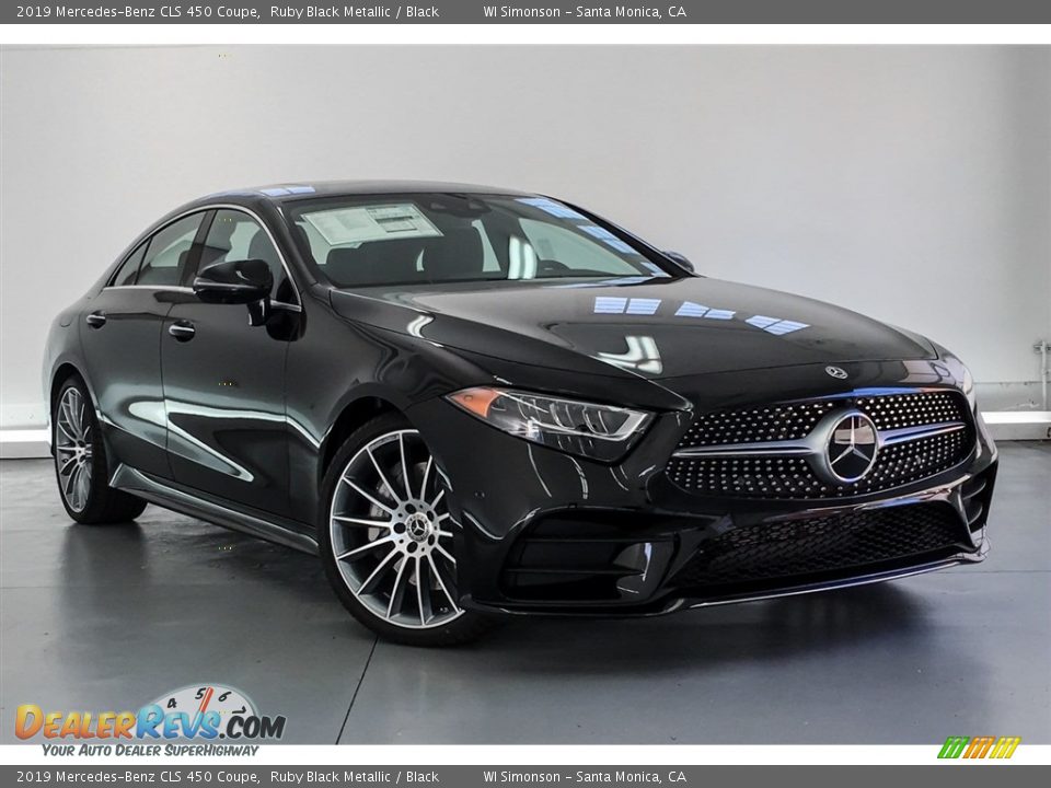 2019 Mercedes-Benz CLS 450 Coupe Ruby Black Metallic / Black Photo #12