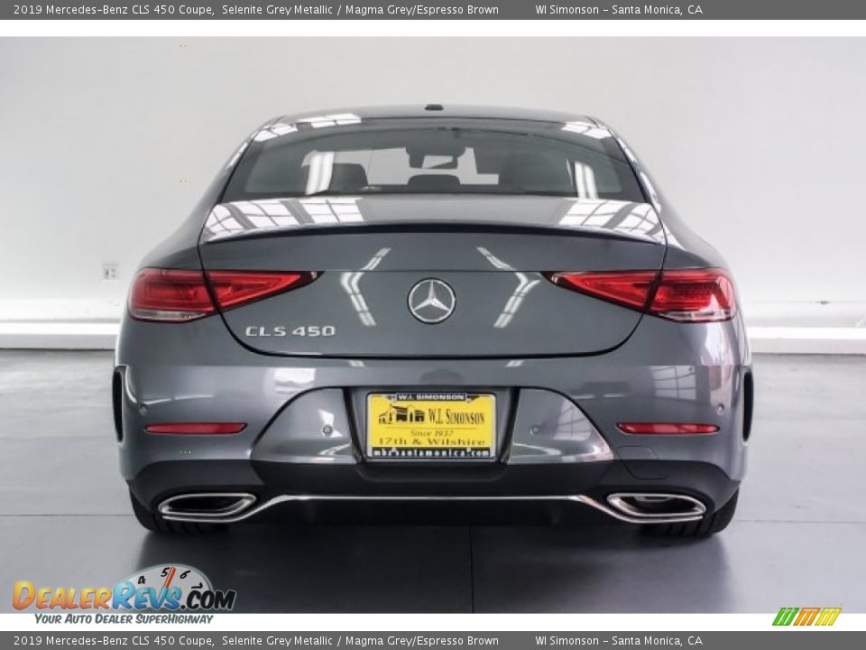 2019 Mercedes-Benz CLS 450 Coupe Selenite Grey Metallic / Magma Grey/Espresso Brown Photo #3