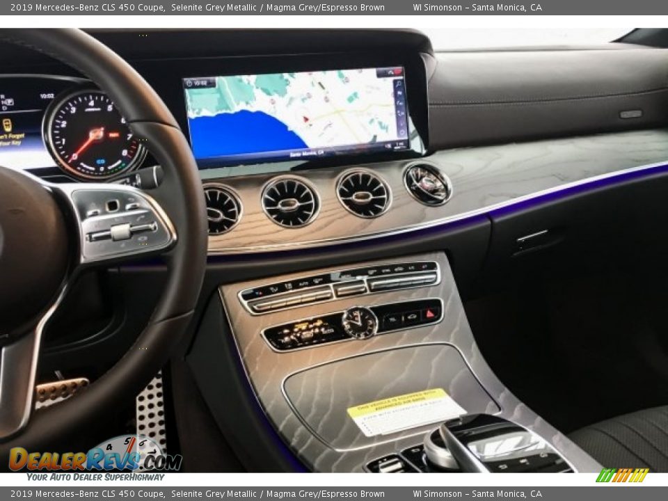 2019 Mercedes-Benz CLS 450 Coupe Selenite Grey Metallic / Magma Grey/Espresso Brown Photo #6