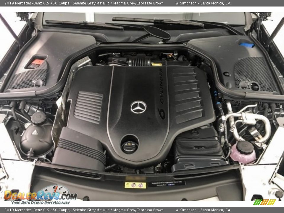 2019 Mercedes-Benz CLS 450 Coupe Selenite Grey Metallic / Magma Grey/Espresso Brown Photo #8