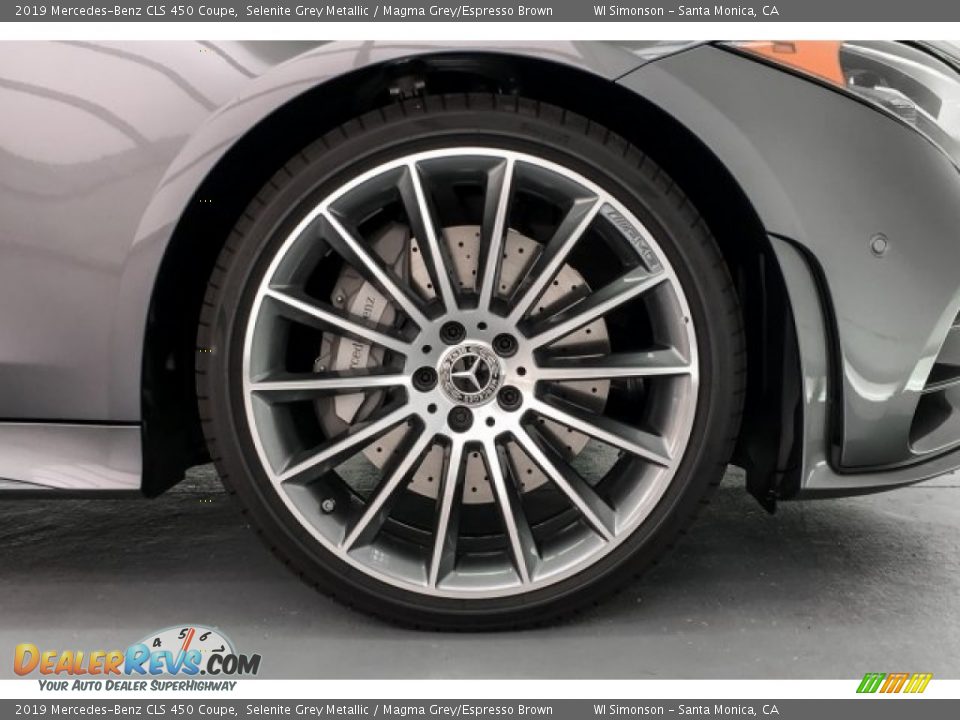 2019 Mercedes-Benz CLS 450 Coupe Selenite Grey Metallic / Magma Grey/Espresso Brown Photo #9
