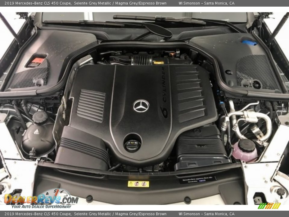 2019 Mercedes-Benz CLS 450 Coupe Selenite Grey Metallic / Magma Grey/Espresso Brown Photo #8