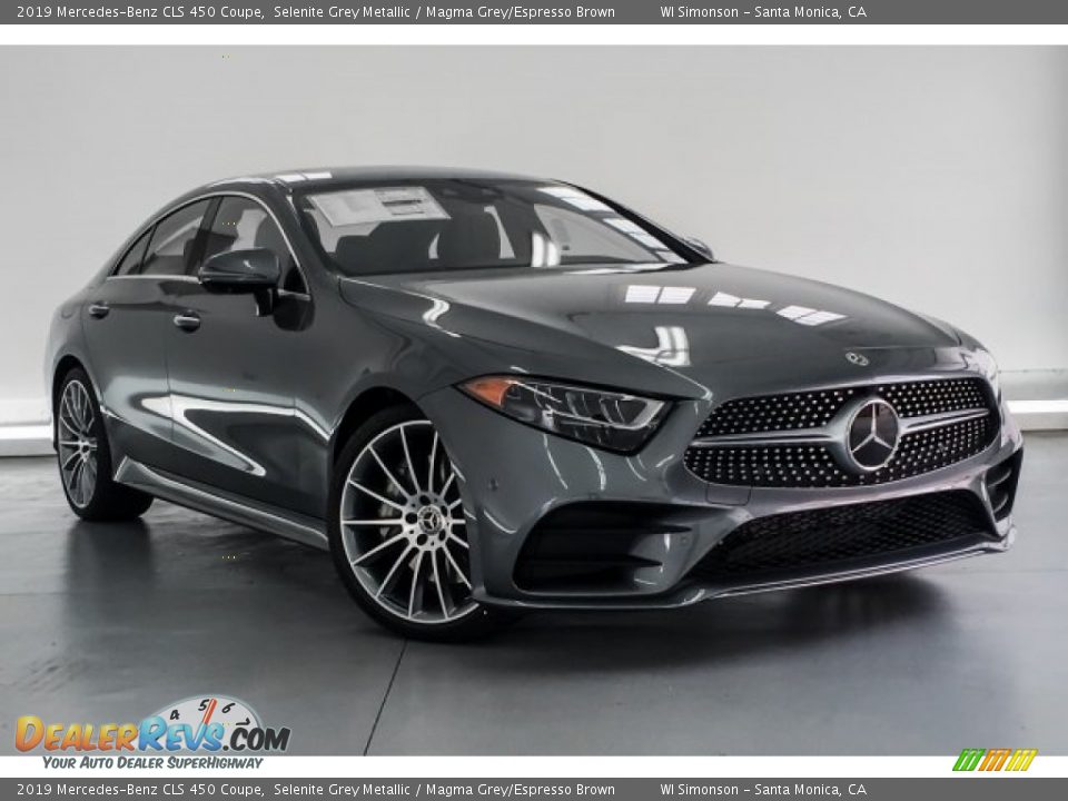 2019 Mercedes-Benz CLS 450 Coupe Selenite Grey Metallic / Magma Grey/Espresso Brown Photo #12