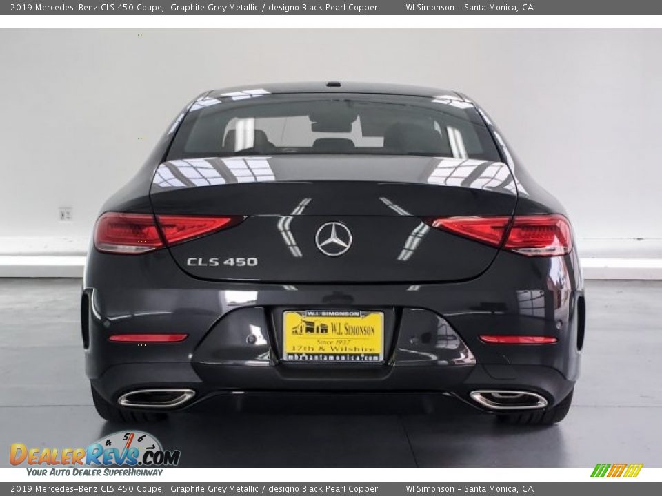 2019 Mercedes-Benz CLS 450 Coupe Graphite Grey Metallic / designo Black Pearl Copper Photo #3