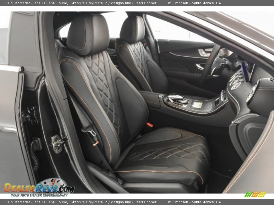 designo Black Pearl Copper Interior - 2019 Mercedes-Benz CLS 450 Coupe Photo #5