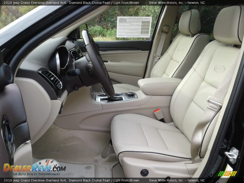 Light Frost/Brown Interior - 2019 Jeep Grand Cherokee Overland 4x4 Photo #11