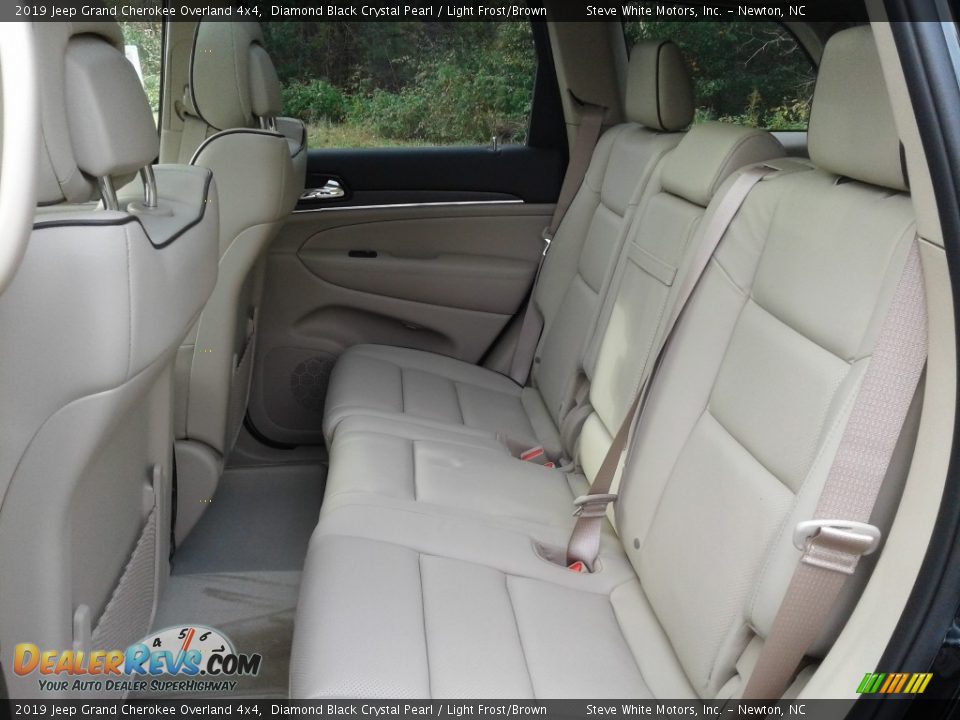 Rear Seat of 2019 Jeep Grand Cherokee Overland 4x4 Photo #12