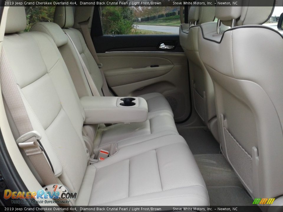 Rear Seat of 2019 Jeep Grand Cherokee Overland 4x4 Photo #17