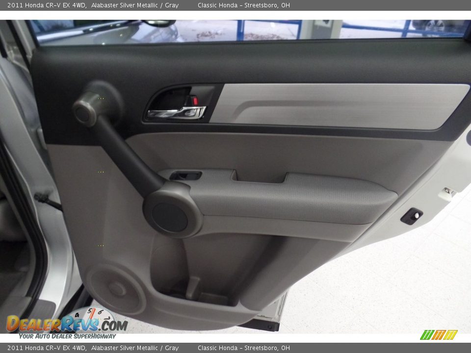 2011 Honda CR-V EX 4WD Alabaster Silver Metallic / Gray Photo #18