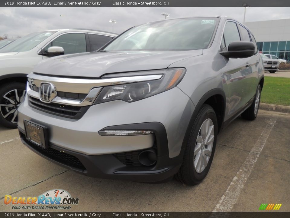 2019 Honda Pilot LX AWD Lunar Silver Metallic / Gray Photo #1