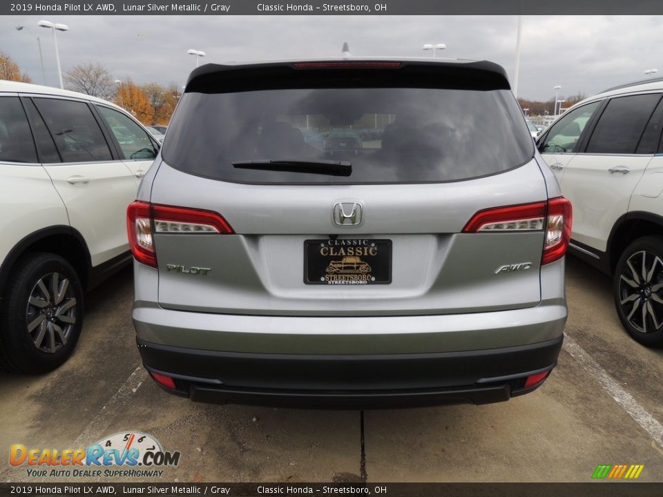 2019 Honda Pilot LX AWD Lunar Silver Metallic / Gray Photo #5