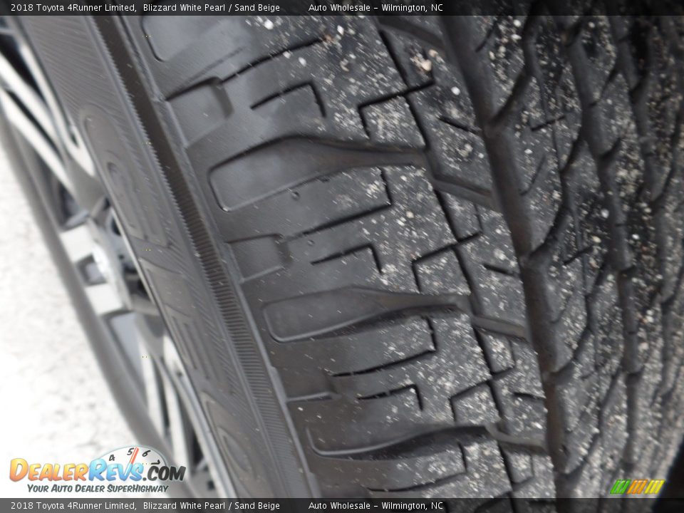 2018 Toyota 4Runner Limited Blizzard White Pearl / Sand Beige Photo #8