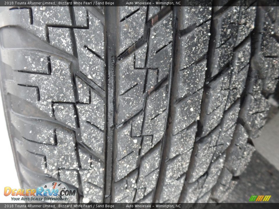 2018 Toyota 4Runner Limited Blizzard White Pearl / Sand Beige Photo #9