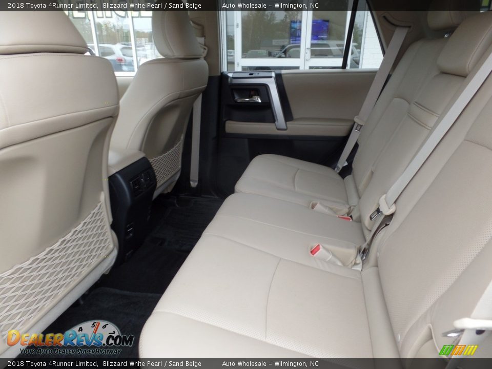 2018 Toyota 4Runner Limited Blizzard White Pearl / Sand Beige Photo #12