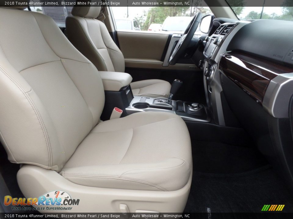 2018 Toyota 4Runner Limited Blizzard White Pearl / Sand Beige Photo #13
