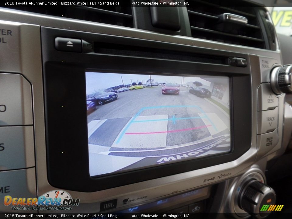 2018 Toyota 4Runner Limited Blizzard White Pearl / Sand Beige Photo #18