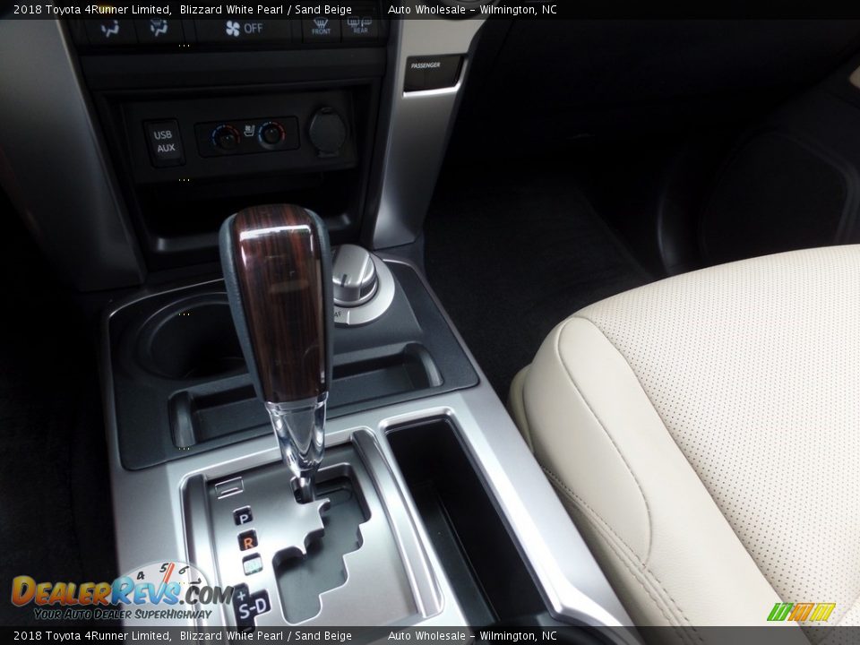 2018 Toyota 4Runner Limited Blizzard White Pearl / Sand Beige Photo #19