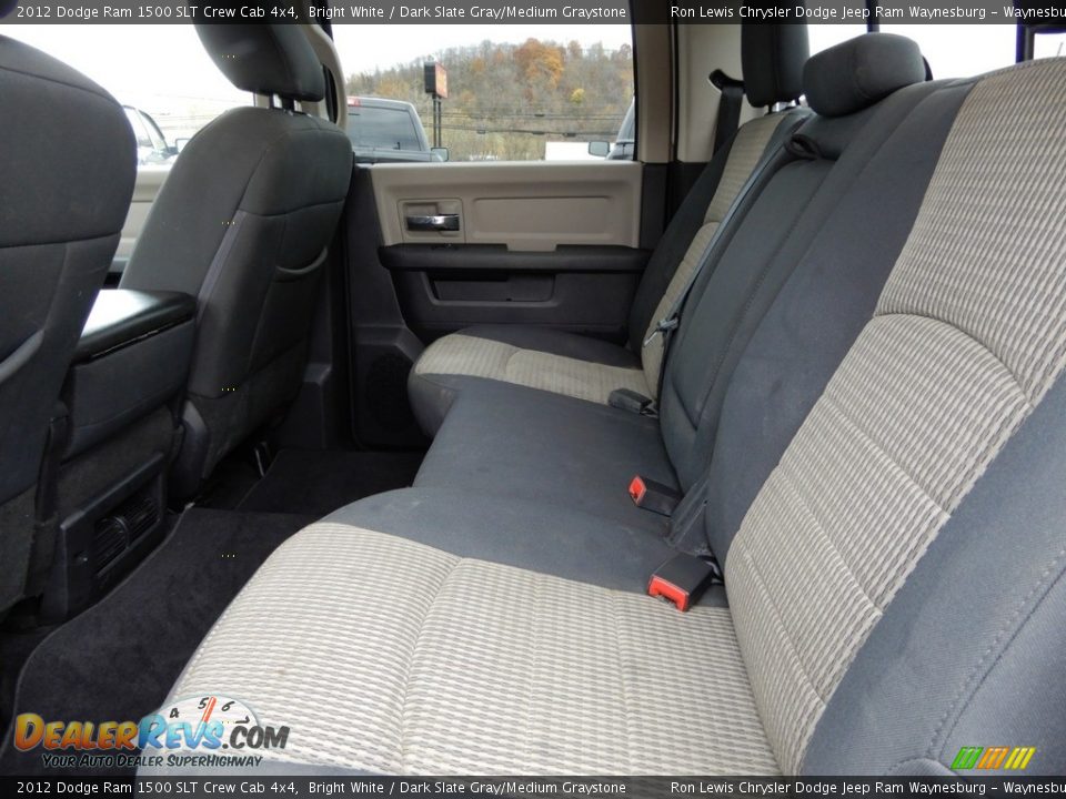 2012 Dodge Ram 1500 SLT Crew Cab 4x4 Bright White / Dark Slate Gray/Medium Graystone Photo #11