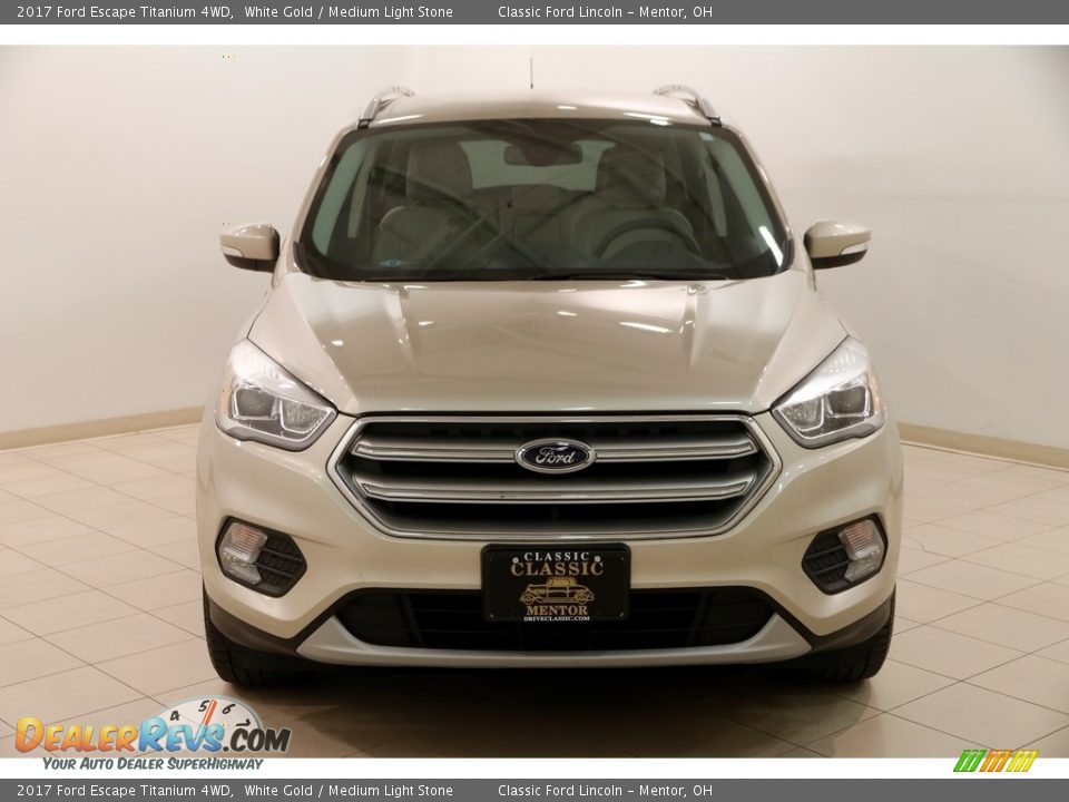 2017 Ford Escape Titanium 4WD White Gold / Medium Light Stone Photo #2