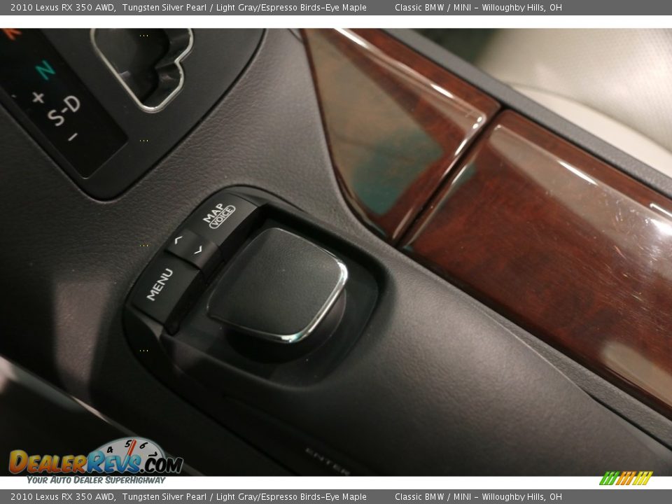 2010 Lexus RX 350 AWD Tungsten Silver Pearl / Light Gray/Espresso Birds-Eye Maple Photo #29