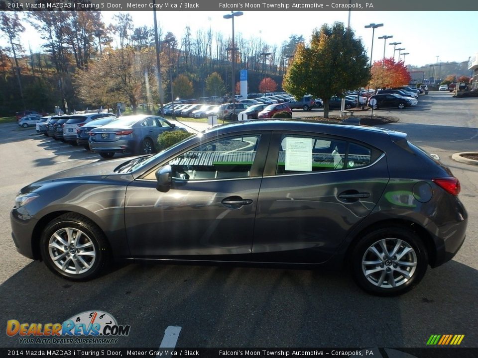 2014 Mazda MAZDA3 i Touring 5 Door Meteor Gray Mica / Black Photo #6