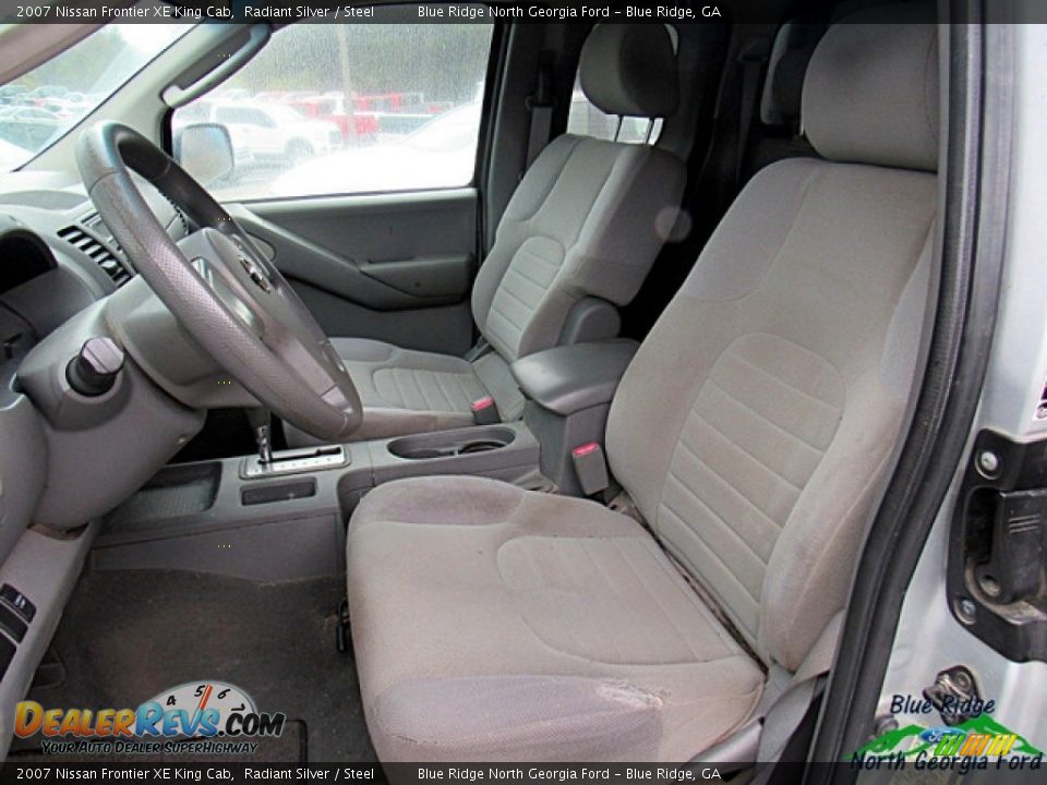 2007 Nissan Frontier XE King Cab Radiant Silver / Steel Photo #6