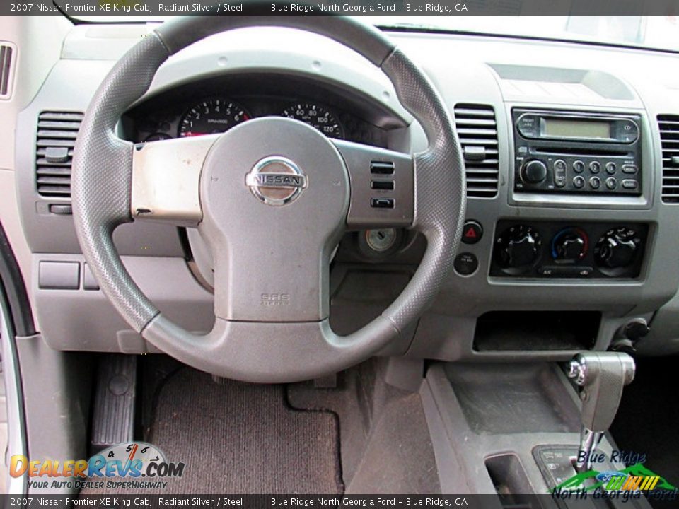 2007 Nissan Frontier XE King Cab Radiant Silver / Steel Photo #8