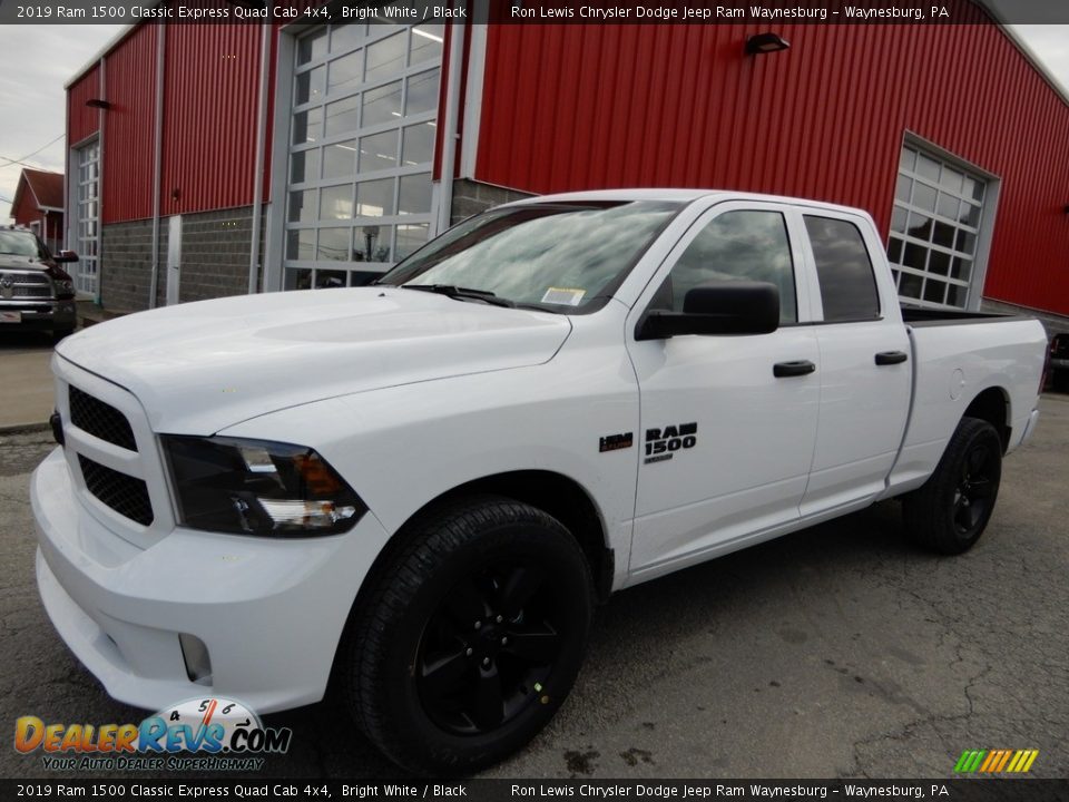 2019 Ram 1500 Classic Express Quad Cab 4x4 Bright White / Black Photo #1