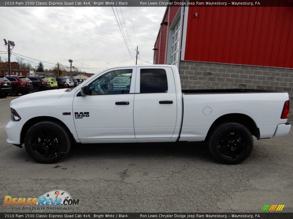 2019 Ram 1500 Classic Express Quad Cab 4x4 Bright White / Black Photo #2