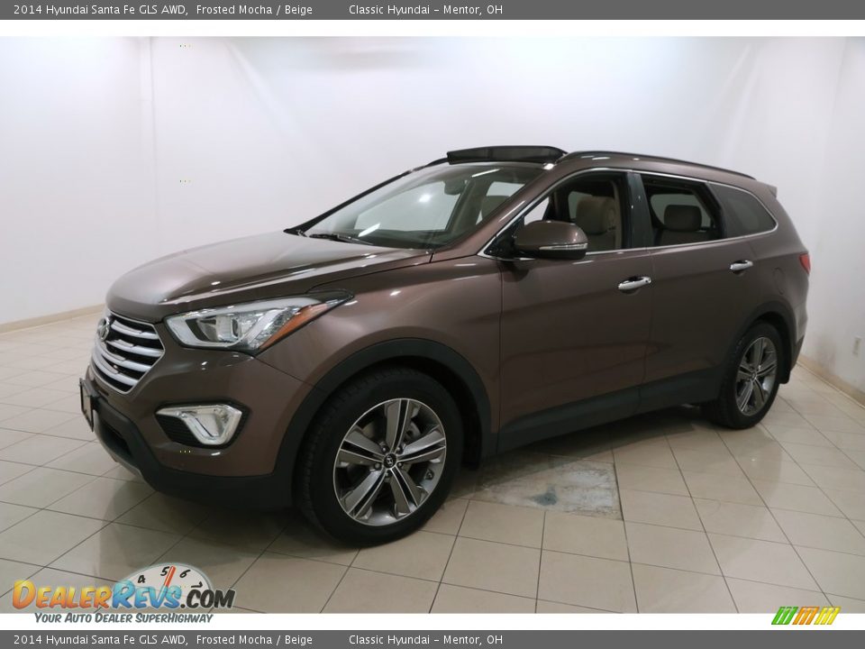 2014 Hyundai Santa Fe GLS AWD Frosted Mocha / Beige Photo #3