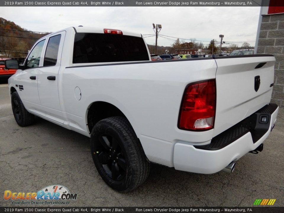 2019 Ram 1500 Classic Express Quad Cab 4x4 Bright White / Black Photo #3