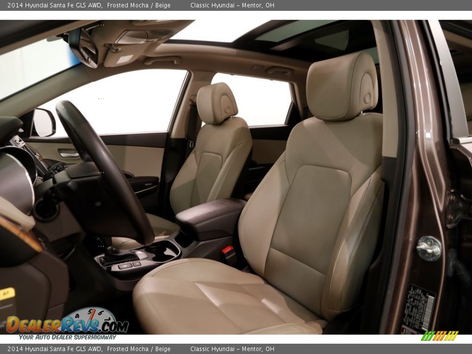 2014 Hyundai Santa Fe GLS AWD Frosted Mocha / Beige Photo #5