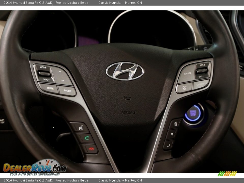 2014 Hyundai Santa Fe GLS AWD Frosted Mocha / Beige Photo #6